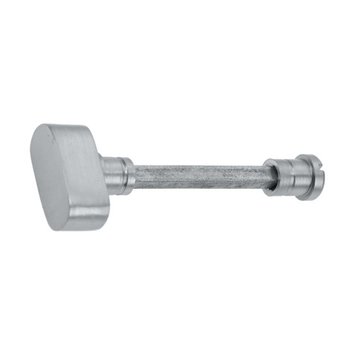 Domino Replacement Oval Privacy Snib - 4.5mm Spindle - Satin Chrome