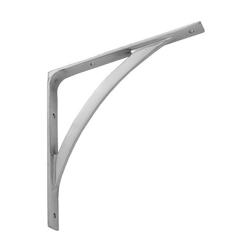 Domino Curved Shelf Bracket - 150 x 150mm - Chrome