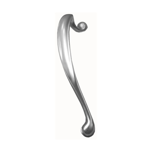 Domino Curved Art Nouveau Offset Pull Handle - 230mm - Chrome