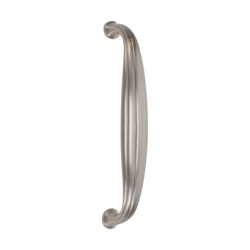 Domino Art Deco Pull Handle - Satin Nickel
