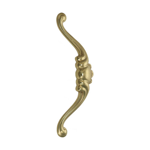 Domino Rococo Pull Handle - 262mm - Polished Brass