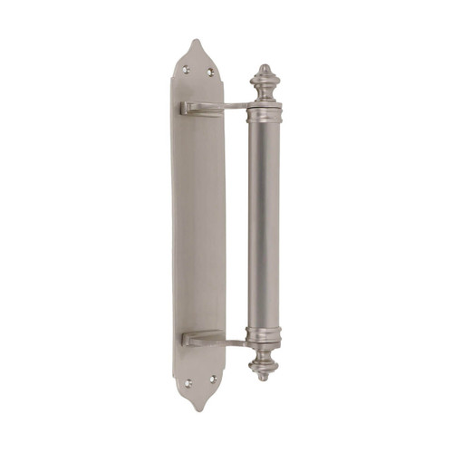 Domino Royal Offset Pull Handle - 225mm - Satin Nickel