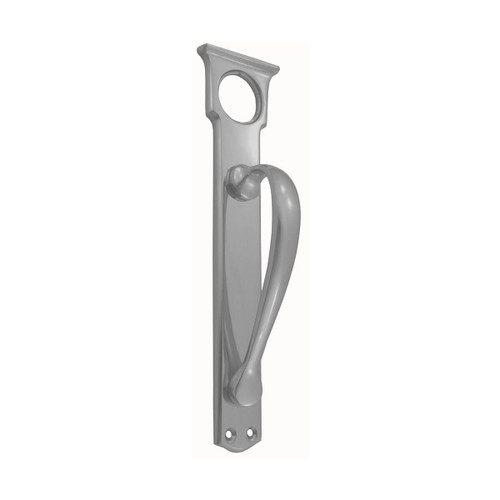 Domino Federation Pull Handle - Cylinder Hole - 234 x 59mm - Satin Chrome