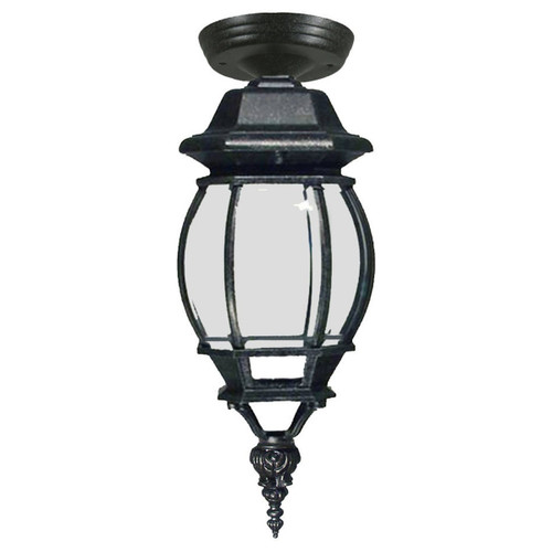 Lighting Inspirations Flinders Outdoor Ceiling Light - 440 x 160mm - Antique Black