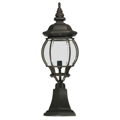 Lighting Inspirations Flinders Outdoor Pillar Light - 640 x 200m - Antique Bronze