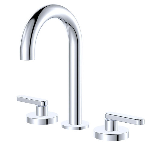 Fienza Kaya Lever Handle Hob Mounted Round Basin Tap - Fixed Spout - Chrome