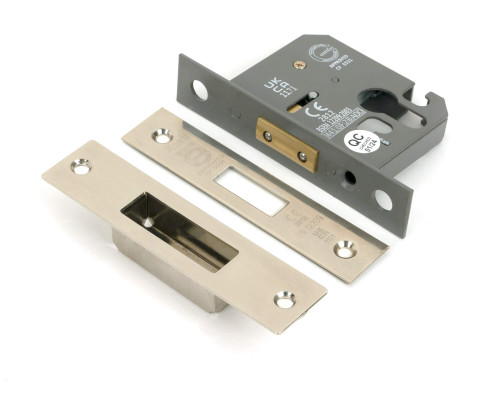 From the Anvil Euro Deadlock - 45mm Backset - Polished Nickel
