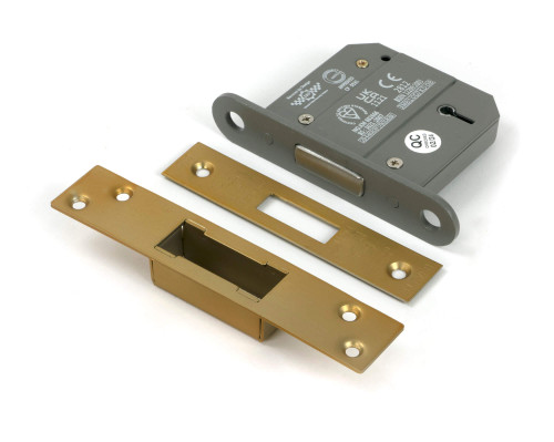 From the Anvil Skeleton Key Deadlock - 5 Lever - 57mm Backset - Satin Brass