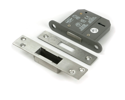 From the Anvil Skeleton Key Deadlock - 5 Lever - 57mm Backset - Satin Chrome