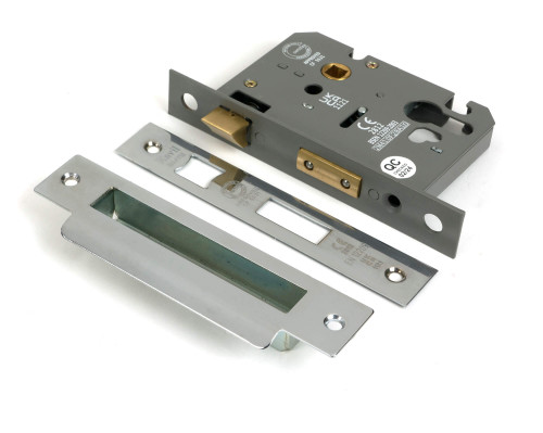 From the Anvil Euro Mortice Lock - 57mm Backset - Chrome