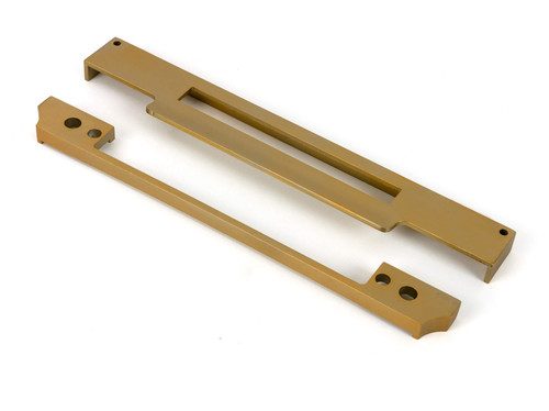 From the Anvil Rebate Kit to Suit Euro Din Mortice Locks - 274 x 30mm - Satin Brass