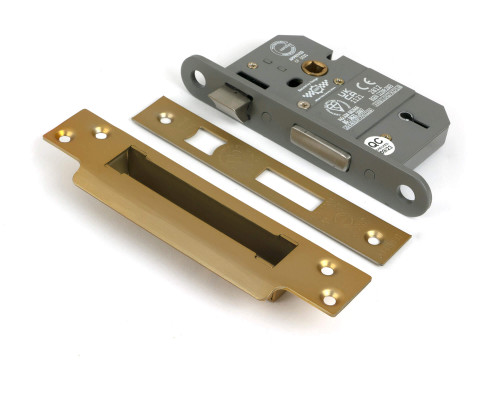 From the Anvil Skeleton Key Mortice Lock - 5 Lever - 45mm Backet - Satin Brass