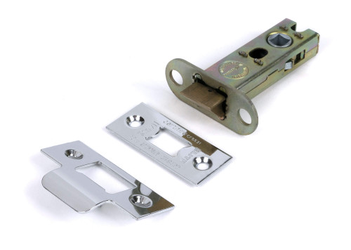 From the Anvil Hard Sprung Tubular Latch - 57mm Backset - Chrome