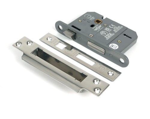 From the Anvil Skeleton Key Mortice Lock - 5 Lever - 57mm Backet - Chrome