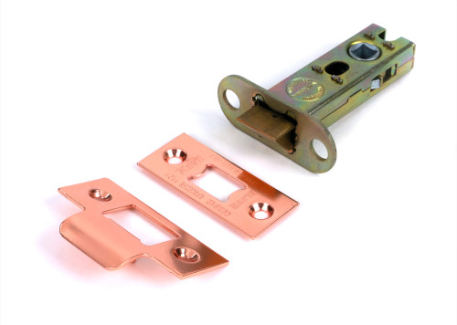 From the Anvil Hard Sprung Tubular Latch - 57mm Backset - Polished Bronze