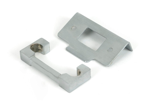 From The Anvil Rebate Kit to Suit Hard Sprung Tubular Latch - 59 x 28.5mm - Satin Chrome
