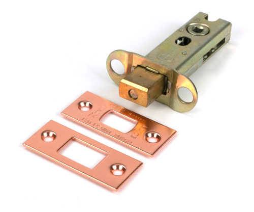 From The Anvil Privacy Latch - 57mm Backset - Polished Bronze