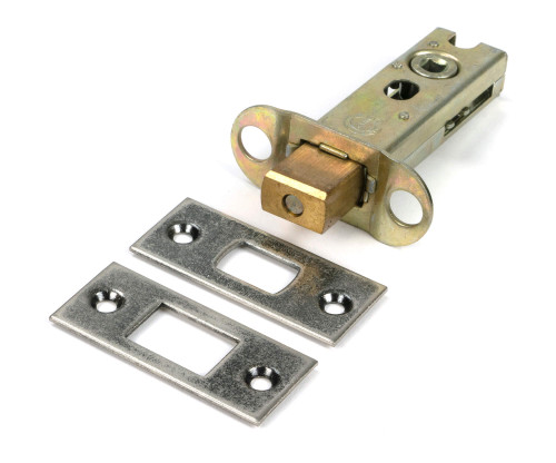 From The Anvil Privacy Latch - 57mm Backset - Pewter Patina