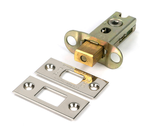 From The Anvil Privacy Latch - 44mm Backset - Polished Nickel