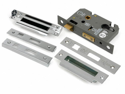 From the Anvil 45mm Backset Euro Lock + Rebate Kit - Chrome
