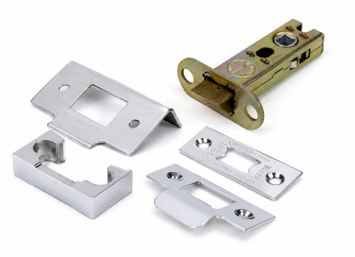 From the Anvil 57mm Backset Hard Sprung Tubular Latch + Rebate Kit - Chrome