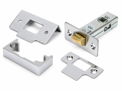 From the Anvil 45mm Backset Tubular Latch + Rebate Kit - Chrome