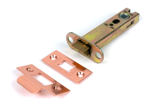 From the Anvil Hard Sprung Tubular Latch - 82mm Backset - Polished Bronze