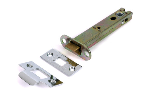 From the Anvil Hard Sprung Tubular Latch - 107mm Backset - Polished Stainless Steel
