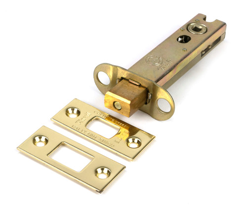 From The Anvil Privacy Latch - 82mm Backset - Polished Brass