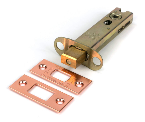 From The Anvil Privacy Latch - 82mm Backset - Polished Bronze