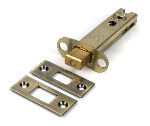 From The Anvil Privacy Latch - 82mm Backset - Aged Brass