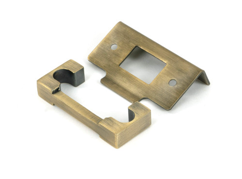 From The Anvil Rebate Kit to Suit Privacy Latches - 59 x 28.5mm - Aged Brass