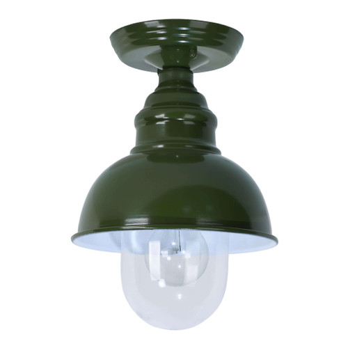 Lighting Inspirations Parkway Under Eave Light - 240 x 190mm - Olive Green