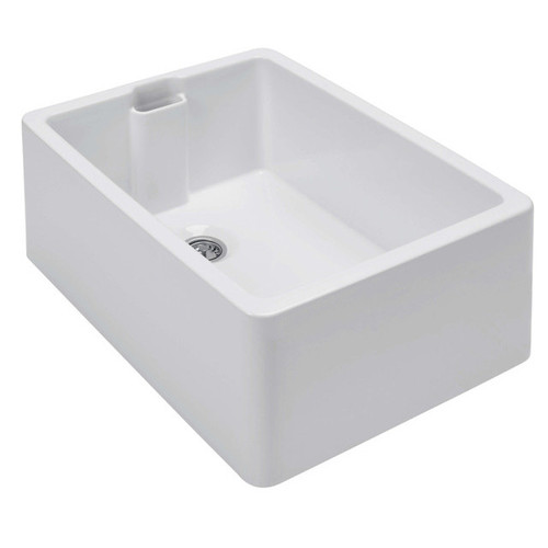 Turner Hastings Belfast Butler Sink - 595 x 222 x 455mm - Glossy White