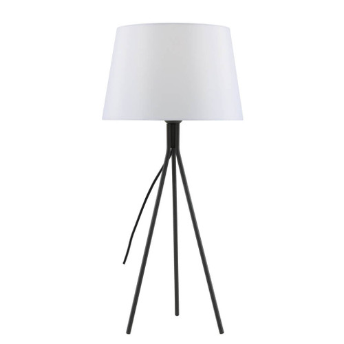 Telbix Anna Tripod Table Lamp - White Shade - Grey