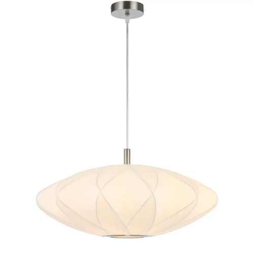 Telbix Aragon Grey Cord Pendant Light - 520mm - White