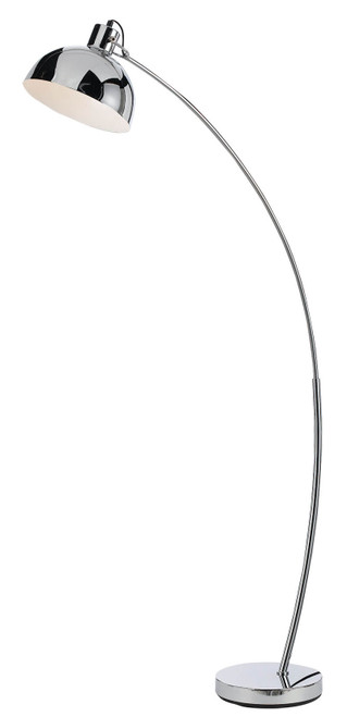 Telbix Beat Industrial Floor Lamp - Chrome