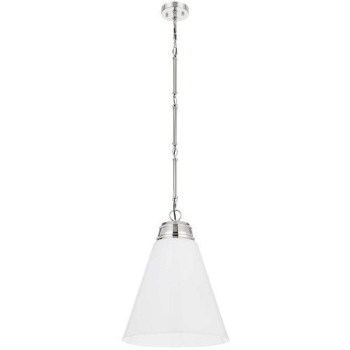 Telbix Brine Chain Pendant Light - Large - 400mm - Nickel