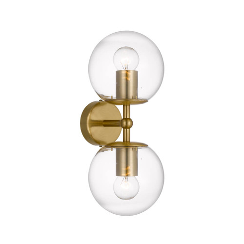 Telbix Eterna Indoor Wall Light - 2 Light - Antique Gold