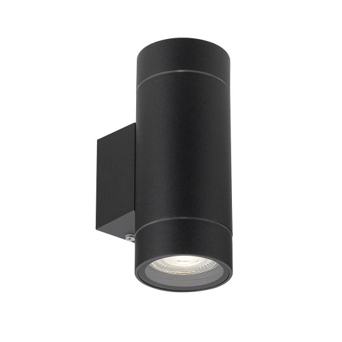 Telbix Kman Outdoor Wall Light - 2 Light - Black