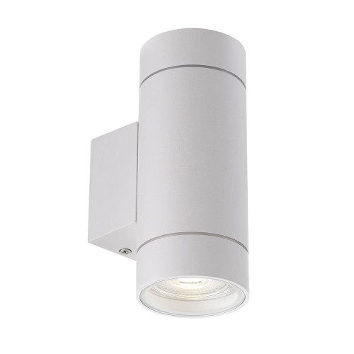 Telbix Kman Outdoor Wall Light - 2 Light - White