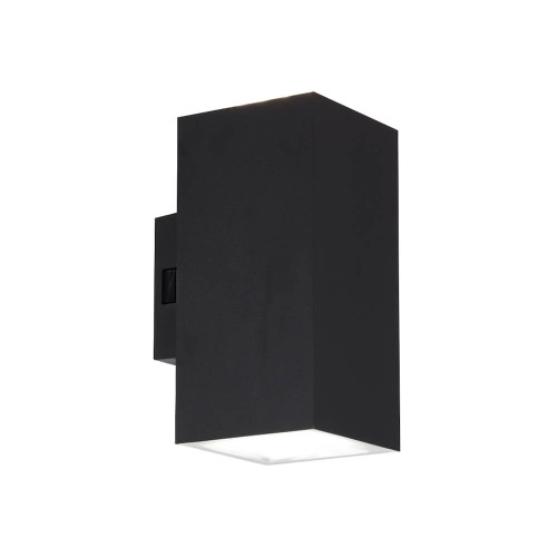 Telbix Lorsa Outdoor LED Wall Light - Up & Down - Black