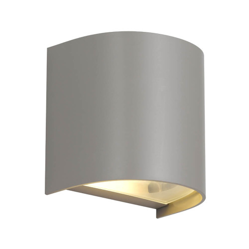 Telbix Miro Outdoor Wall Light - Single Light - Grey