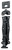 Tradco Iron Tower Bolt - 180 x 48mm - Matte Black