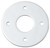 Chrome 60mm Adaptor Plates to suit Doors with 54mm Hole (Pair)
