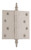 Grandeur Loose Pin Hinge w/ Steeple Finial - Square - 100 x 100mm - Satin Nickel