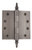 Grandeur Heavy Duty Loose Pin Hinge w/ Steeple Finial - Square - 100 x 100mm - Antique Pewter