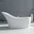 Fienza La Vida Free Standing Bath with Overflow - 1690 x 880 x 750mm - Matte White