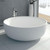 Fienza Shinto Free Standing Bath with Overflow - 1350 x 490 x 1350mm - Matte White