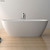 Fienza Marissa Free Standing Bath with Overflow - 1700 x 560 x 720mm - Matte White